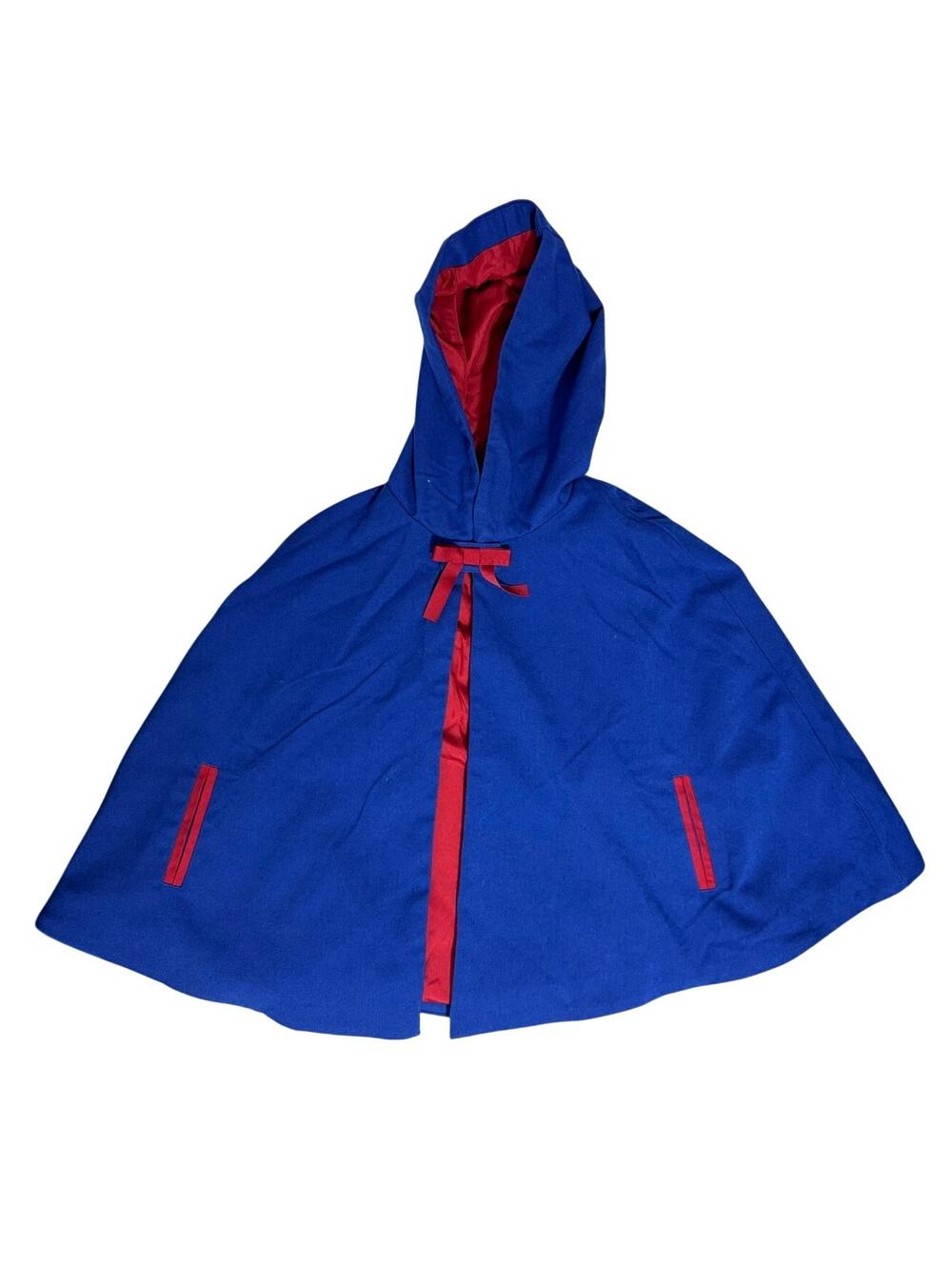 Disney Snow White Cape Janie and Jack Red and Blue Hooded Size 6 Girls